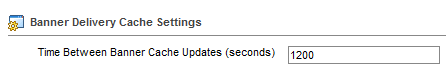 tiempo entre actualización de chache de banners